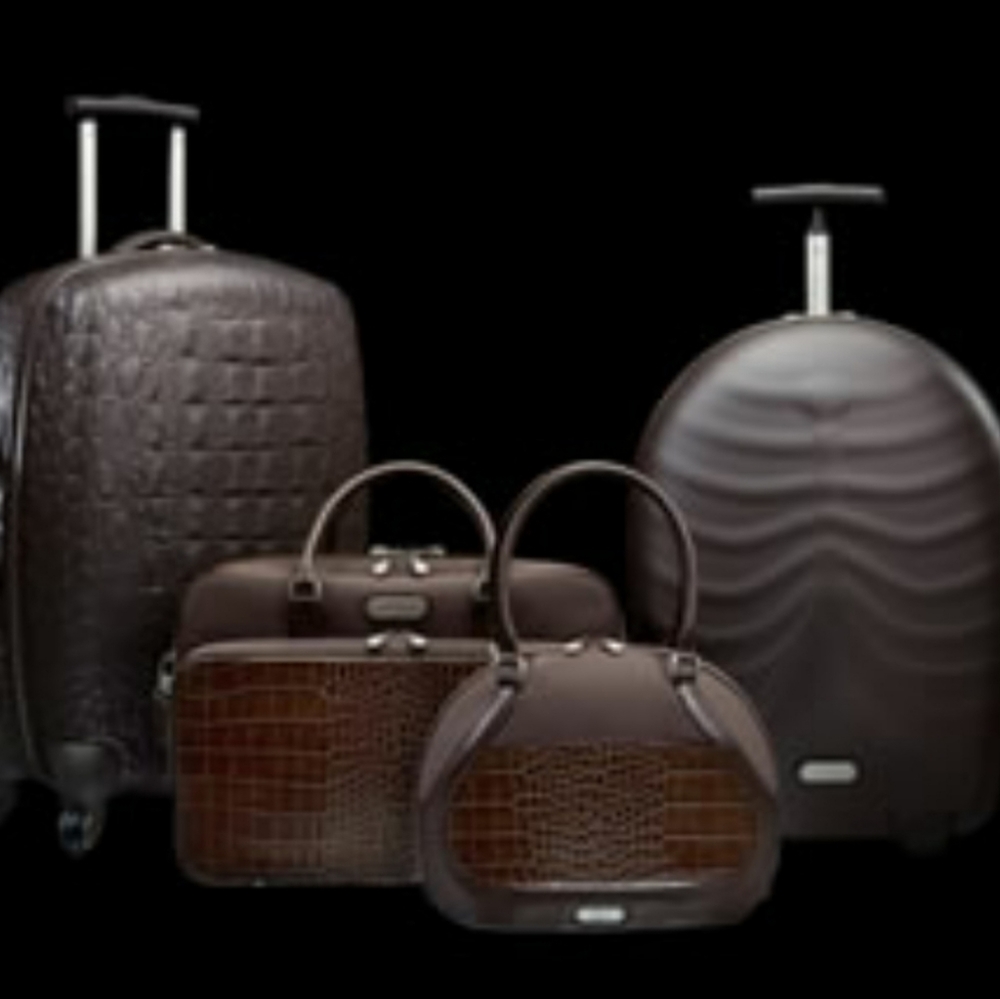 ALEXANDER MCQUEEN Black Label samsonite boarding carry on travel bag